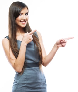 businesswoman with healthy confident smile