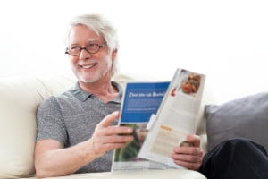 Handsome Senior is Happy Knowing that Teeth Whitening Can Work for Him