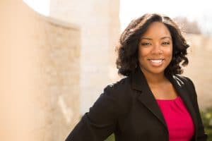 Businesswoman with a confident smile